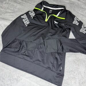 Black PINK Quarter-Zip Pullover